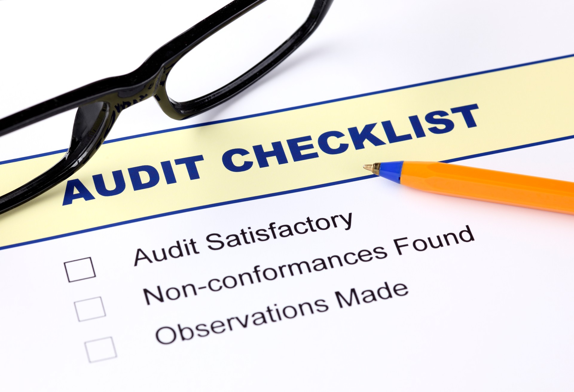 Audit checklist